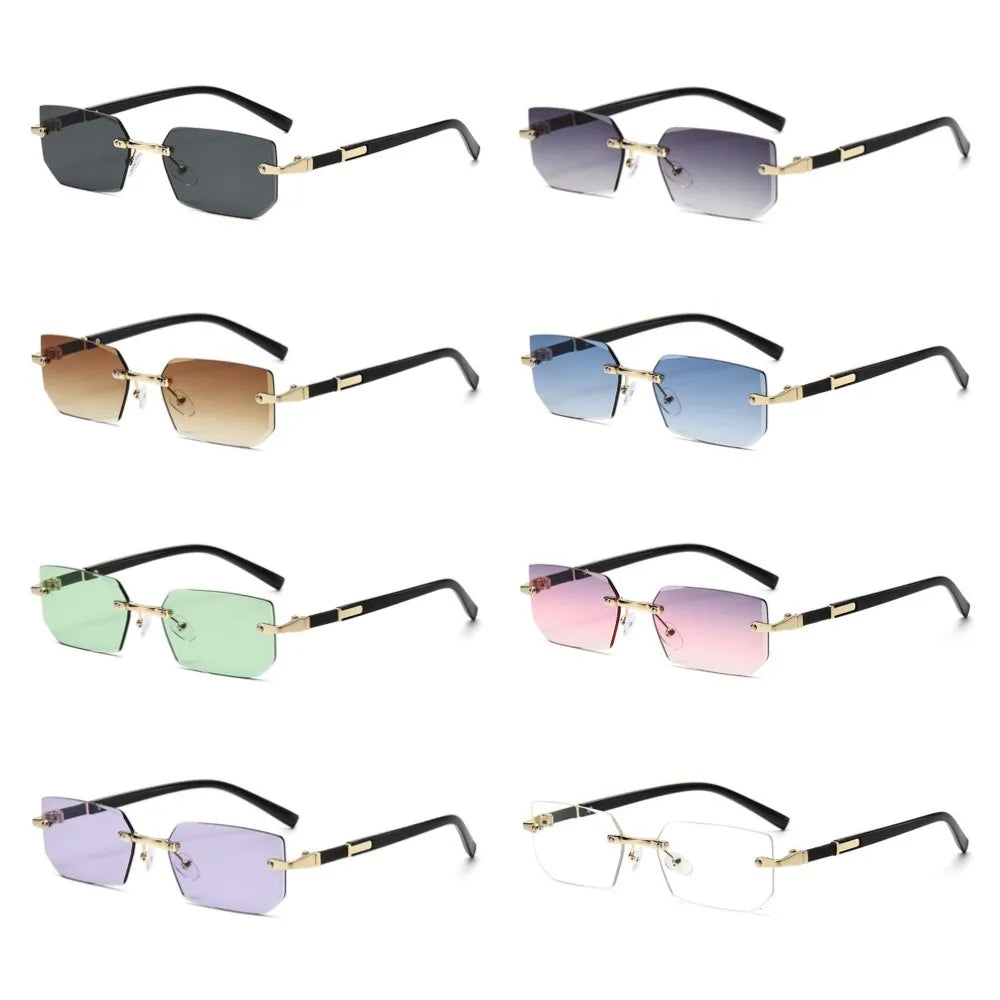 L'Édition "Cristal" – Lunettes Rectangulaires Biseautées