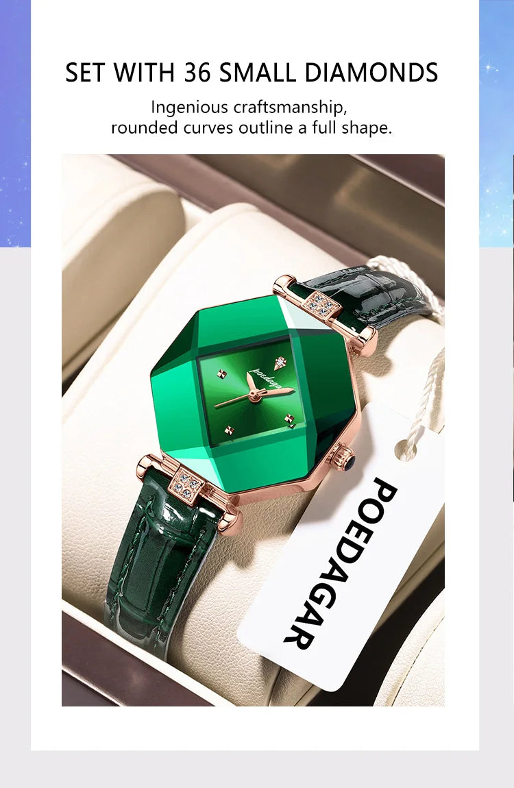 Montre en Cuir POEDAGAR – Édition Luxe