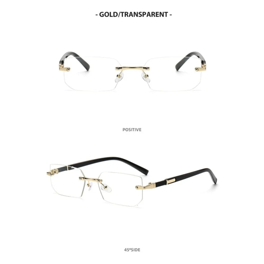 L'Édition "Cristal" – Lunettes Rectangulaires Biseautées