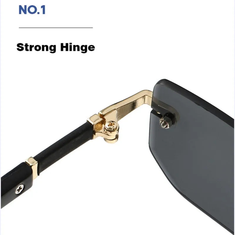 L'Édition "Cristal" – Lunettes Rectangulaires Biseautées