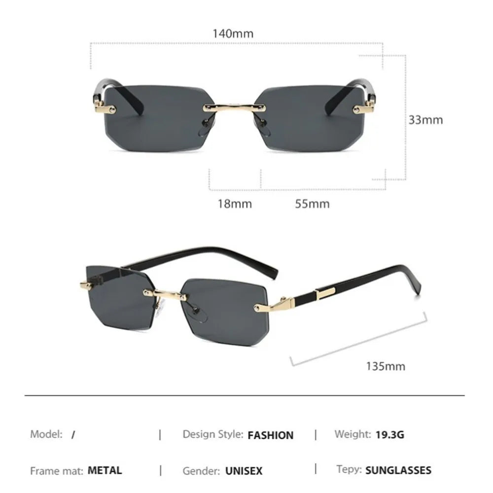 L'Édition "Cristal" – Lunettes Rectangulaires Biseautées